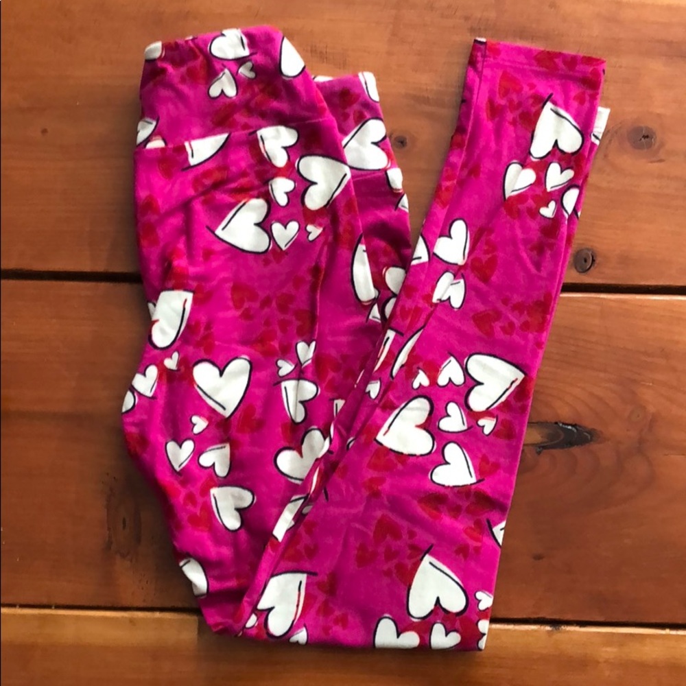 LuLaRoe Valentine’s Leggings OS